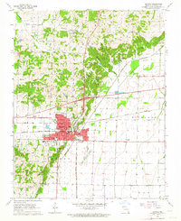 Download a high-resolution, GPS-compatible USGS topo map for Dexter, MO (1964 edition)