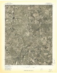 preview thumbnail of historical topo map of Wright County, MO in 1977