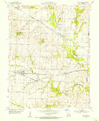 Download a high-resolution, GPS-compatible USGS topo map for East Lynne, MO (1955 edition)