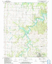 Download a high-resolution, GPS-compatible USGS topo map for El Dorado Springs North, MO (1991 edition)