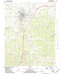 Download a high-resolution, GPS-compatible USGS topo map for Eldon, MO (1983 edition)
