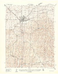 preview thumbnail of historical topo map of Eldon, MO in 1935