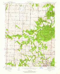 preview thumbnail of historical topo map of St. Clair County, MO in 1939