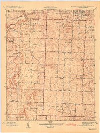 Download a high-resolution, GPS-compatible USGS topo map for Eldorado Springs South, MO (1942 edition)