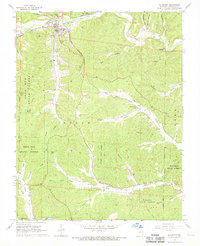 Download a high-resolution, GPS-compatible USGS topo map for Ellington, MO (1969 edition)