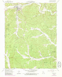 Download a high-resolution, GPS-compatible USGS topo map for Ellington, MO (1985 edition)