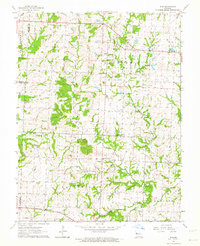 preview thumbnail of historical topo map of Johnson County, MO in 1962