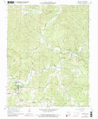 Download a high-resolution, GPS-compatible USGS topo map for Eminence, MO (1991 edition)