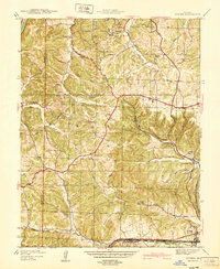 preview thumbnail of historical topo map of Eureka, MO in 1940