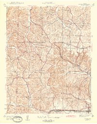 1944 Map of Wildwood, MO