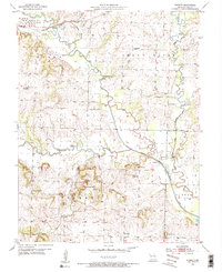 Download a high-resolution, GPS-compatible USGS topo map for Everett, MO (1955 edition)