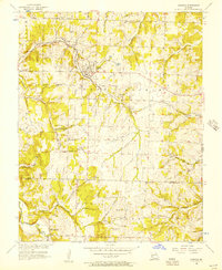 Download a high-resolution, GPS-compatible USGS topo map for Everton, MO (1957 edition)