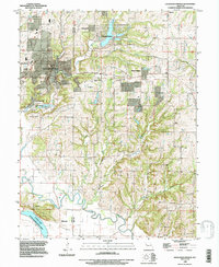 Download a high-resolution, GPS-compatible USGS topo map for Excelsior Springs, MO (1997 edition)