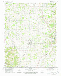 Download a high-resolution, GPS-compatible USGS topo map for Exeter, MO (1977 edition)