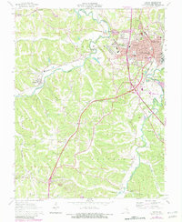 Download a high-resolution, GPS-compatible USGS topo map for Festus, MO (1982 edition)
