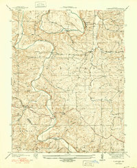 preview thumbnail of historical topo map of Jefferson County, MO in 1937