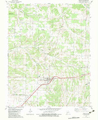 preview thumbnail of historical topo map of Fordland, MO in 1982