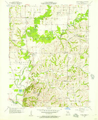 Download a high-resolution, GPS-compatible USGS topo map for Forest Green, MO (1957 edition)