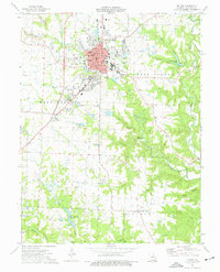 preview thumbnail of historical topo map of Fulton, MO in 1975