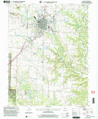 preview thumbnail of historical topo map of Fulton, MO in 2000