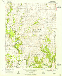 Download a high-resolution, GPS-compatible USGS topo map for Gaines, MO (1955 edition)