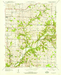 Download a high-resolution, GPS-compatible USGS topo map for Galloway, MO (1957 edition)