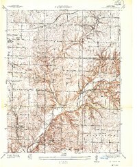 Download a high-resolution, GPS-compatible USGS topo map for Galloway, MO (1937 edition)