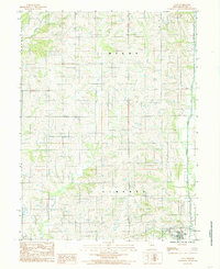 1984 Map of Galt, MO, 1985 Print