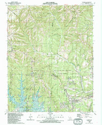 Download a high-resolution, GPS-compatible USGS topo map for Garber, MO (1989 edition)