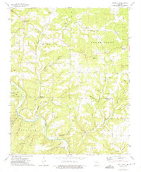 preview thumbnail of historical topo map of Douglas County, MO in 1973