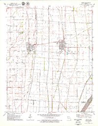 Download a high-resolution, GPS-compatible USGS topo map for Gideon, MO (1979 edition)