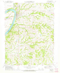 preview thumbnail of historical topo map of Glasgow, MO in 1971
