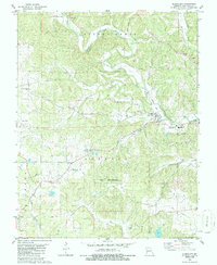 Download a high-resolution, GPS-compatible USGS topo map for Glenallen, MO (1986 edition)