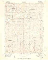 Download a high-resolution, GPS-compatible USGS topo map for Gower, MO (1951 edition)