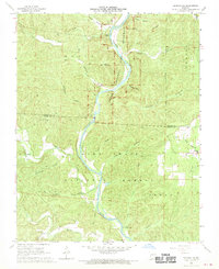preview thumbnail of historical topo map of Ripley County, MO in 1968