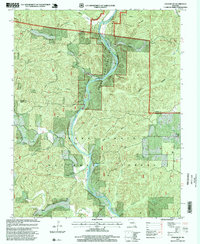 Download a high-resolution, GPS-compatible USGS topo map for Grandin SW, MO (2000 edition)