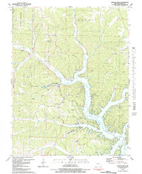 Download a high-resolution, GPS-compatible USGS topo map for Gravois Mills, MO (1984 edition)