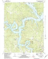 Download a high-resolution, GPS-compatible USGS topo map for Green Bay Terrace, MO (1983 edition)