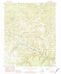 preview thumbnail of historical topo map of Oregon County, MO in 1983