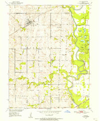 1950 Map of Hale, MO, 1956 Print