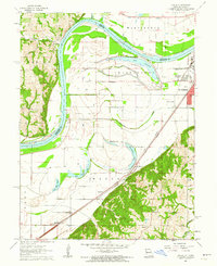 Download a high-resolution, GPS-compatible USGS topo map for Halls, MO (1962 edition)