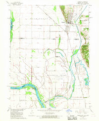 Download a high-resolution, GPS-compatible USGS topo map for Hamburg, MO (1968 edition)