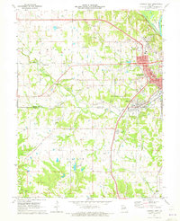 Download a high-resolution, GPS-compatible USGS topo map for Hannibal West, MO (1973 edition)