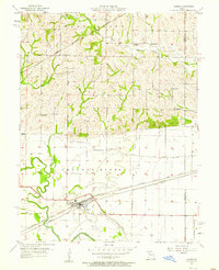 Download a high-resolution, GPS-compatible USGS topo map for Hardin, MO (1958 edition)