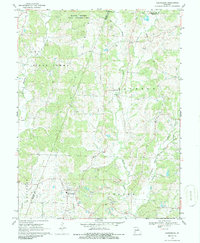 Download a high-resolution, GPS-compatible USGS topo map for Harrisburg, MO (1986 edition)