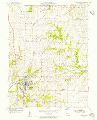Download a high-resolution, GPS-compatible USGS topo map for Harrisonville, MO (1955 edition)