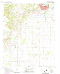 preview thumbnail of historical topo map of Harviell, MO in 1964