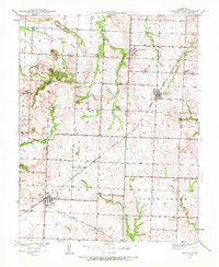 Download a high-resolution, GPS-compatible USGS topo map for Harwood, MO (1972 edition)