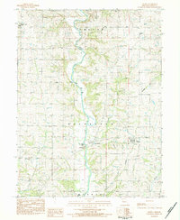 preview thumbnail of historical topo map of Andrew County, MO in 1983