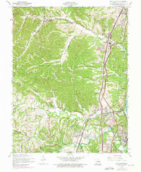 Download a high-resolution, GPS-compatible USGS topo map for Herculaneum, MO (1975 edition)